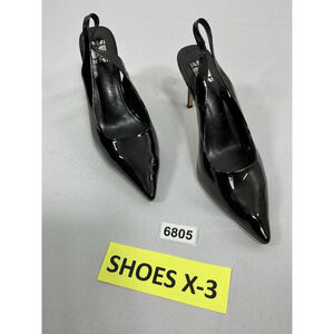 Womans New Slip On Slingback Pumps Size 9 Black